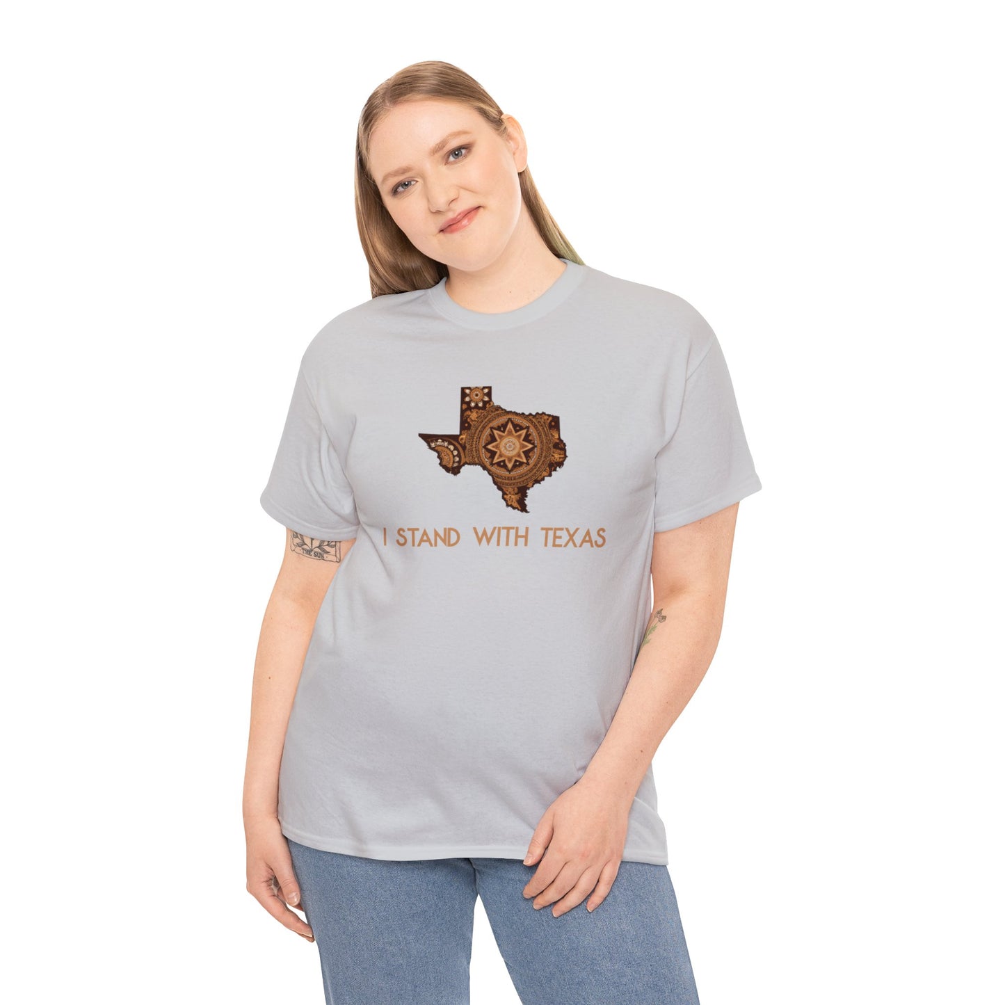 Stand With Texas Vintage Unisex Heavy Cotton Tee