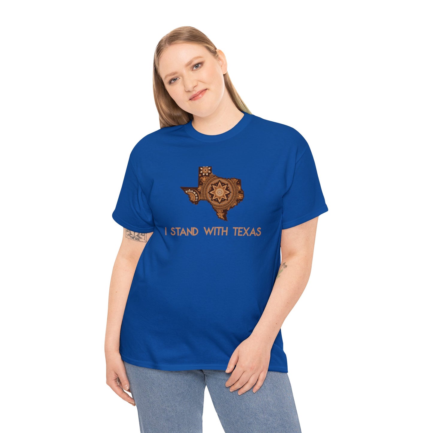 Stand With Texas Vintage Unisex Heavy Cotton Tee
